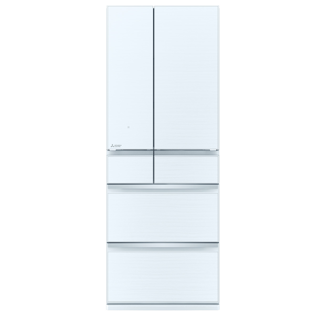 WZシリーズ 6ドア冷蔵庫608L 中だけひろびろ大容量 クリスタルホワイト（フレンチドア）【大型商品（設置工事可）】
