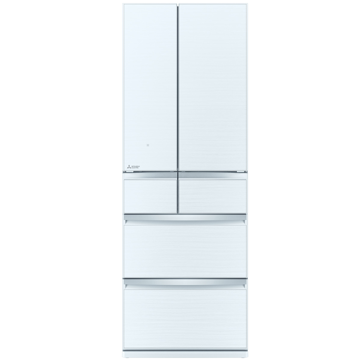 WXシリーズ 6ドア冷蔵庫517L 置けるスマート大容量 クリスタルホワイト（フレンチドア）【大型商品（設置工事可）】
