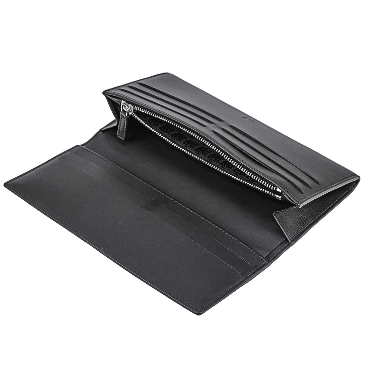 ひかりTVショッピング | メンズ 長財布 カーフレザー BLACK 