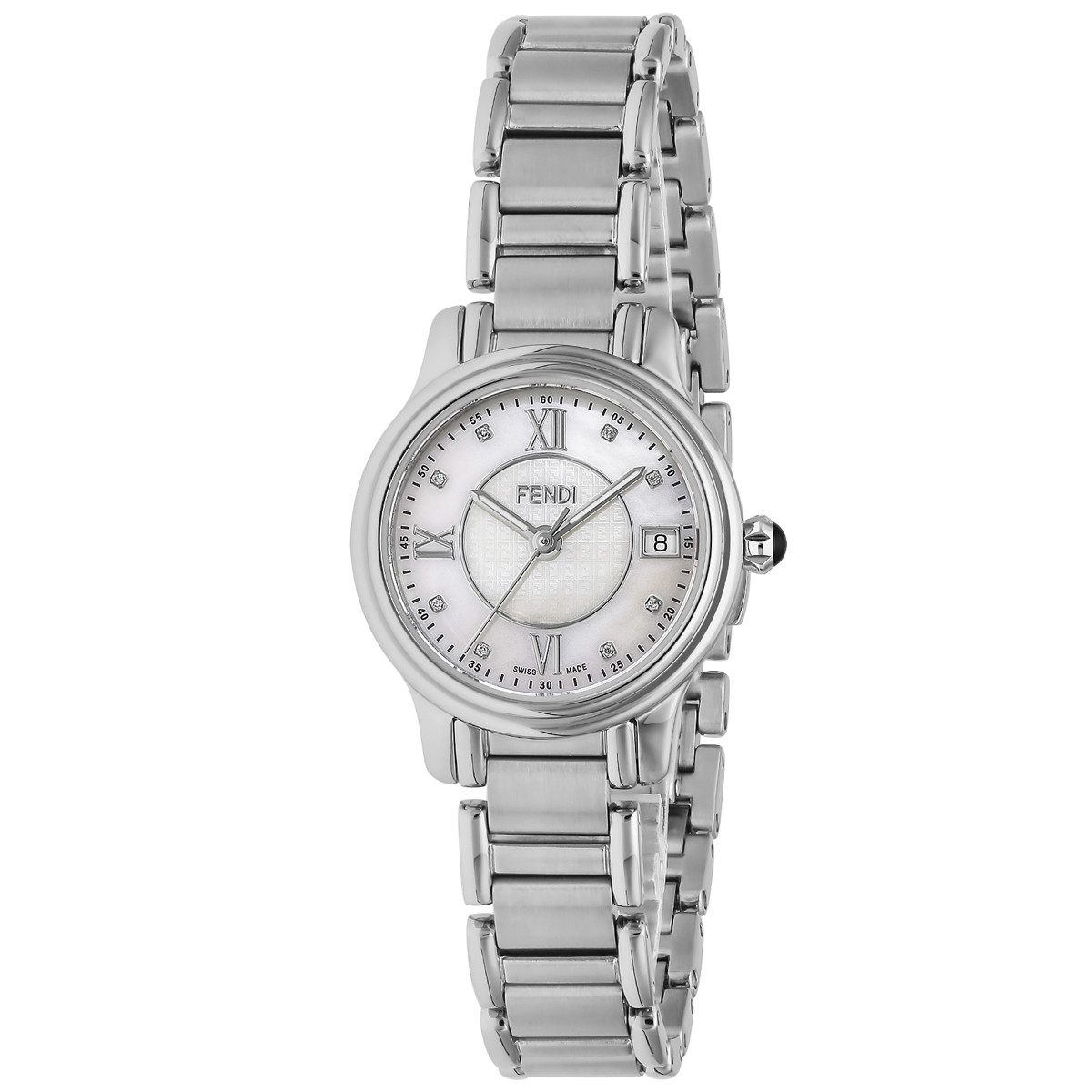 腕時計 レディース Momento Fendi ホワイトパール　F255024500D1