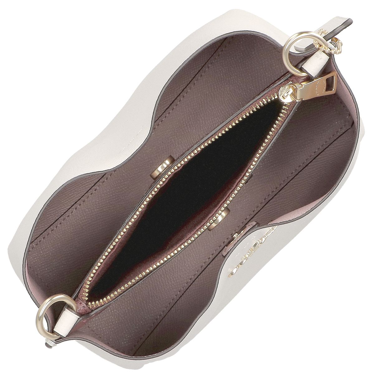 美品 COACH コーチ ハンドバッグ サイドボストン シグネチャー