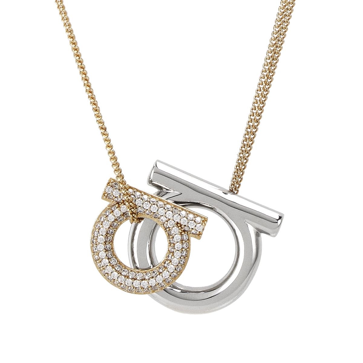 ひかりTVショッピング | レディース ネックレス ゴールド×シルバー  