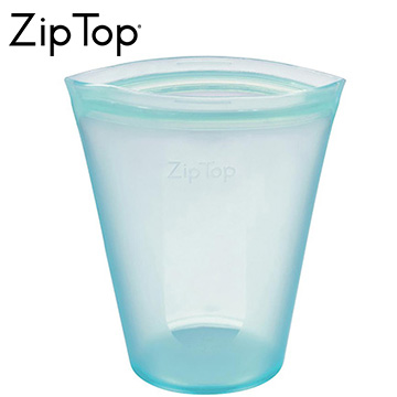 ZipTop シリコン製保存容器 カップ M 473ml 食洗機対応 ティール