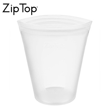 ZipTop シリコン製保存容器 カップ M 473ml 食洗機対応 フロスト
