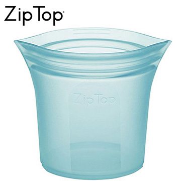 ZipTop シリコン製保存容器 ショートカップ 266ml 食洗機対応 ティール