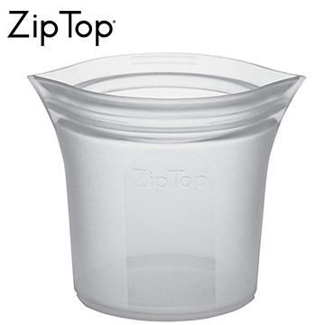 ZipTop シリコン製保存容器 ショートカップ 266ml 食洗機対応 グレー