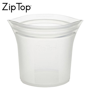 ZipTop シリコン製保存容器 ショートカップ 266ml 食洗機対応 フロスト