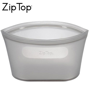 ZipTop シリコン製保存容器 ディッシュ M 710ml 食洗機対応 グレー