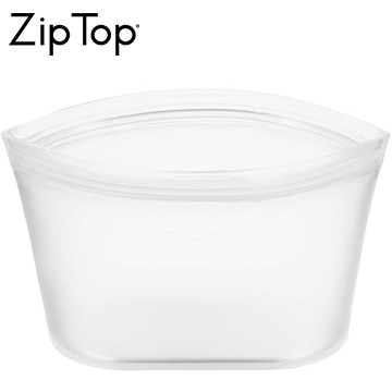 ZipTop シリコン製保存容器 ディッシュ S 473ml 食洗機対応 フロスト