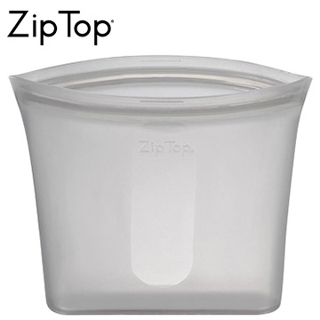 ZipTop シリコン製保存容器 バッグ サンドイッチ 710ml 食洗機対応 グレー