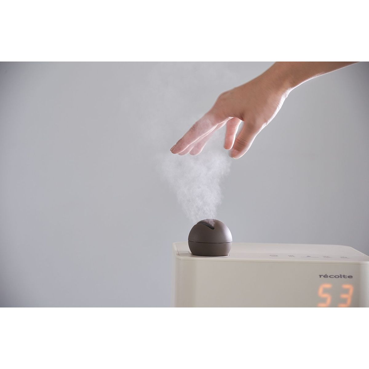 ひかりTVショッピング | UVハイブリッド式加湿器 グレー RHF-1