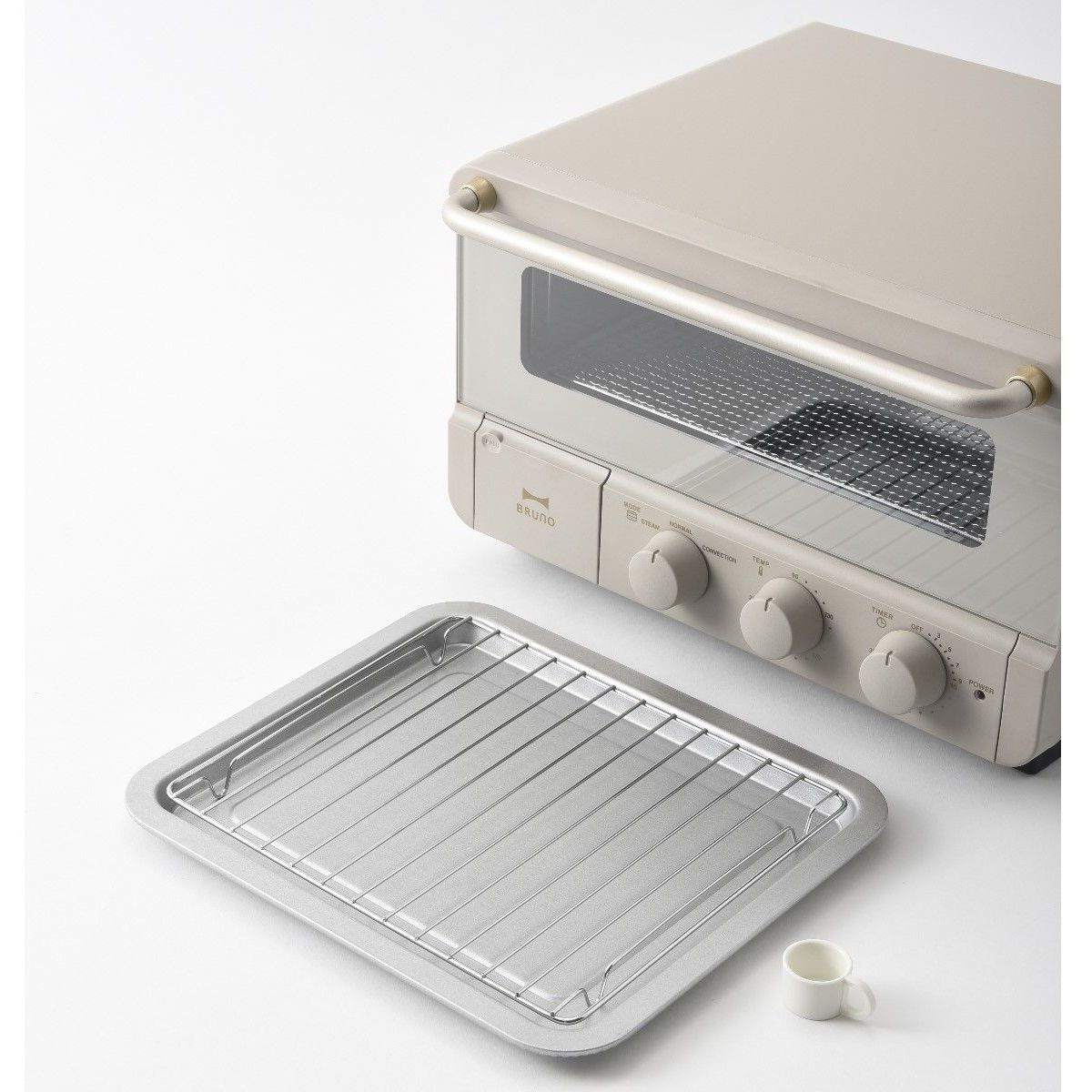 BRUNO スチーム＆ベイクトースター /ホワイト BRUNO スチーム&ベイク
