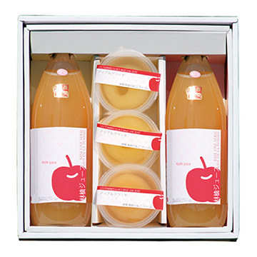 ひかりｔｖショッピング 無添加リンゴジュース1ｌ 2本 グラッセ3個セット 有限会社ゆめりんご