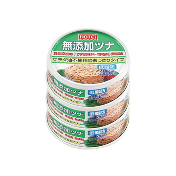 【送料無料】ホテイフーズコーポレーション ホテイ 無添加 ツナ 缶詰 70g x 3個 x 6