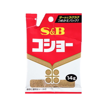 【送料無料】エスビー食品 S＆B コショー 袋 14g x 10