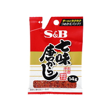 【送料無料】エスビー食品 S＆B 七味唐辛子 袋 14g x 10