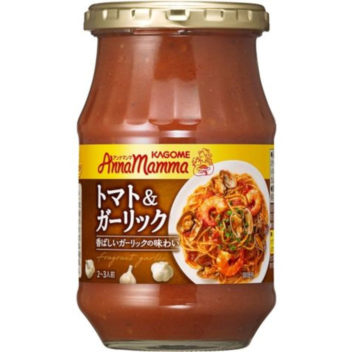 アンナマンマ トマト&ガーリック 瓶 330g x6