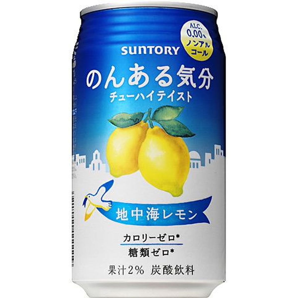 【24個入リ】サントリー ノンアル気分 地中海レモン 缶 350ml