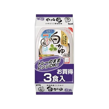 ひかりｔｖショッピング たきたてご飯新潟県こしひかり白がゆ 250g X 3 X 8 テーブルマーク