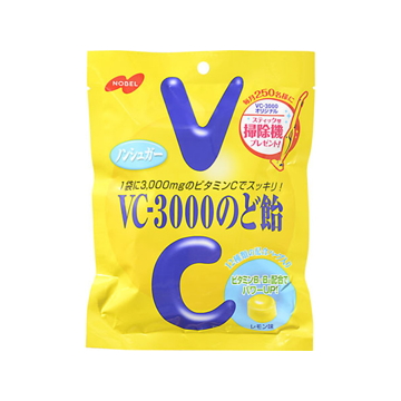 【送料無料】ノーベル製菓 ノーベル VC-3000のど飴 袋 90g x 6