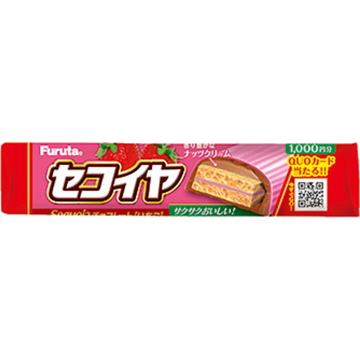 ひかりｔｖショッピング フルタ セコイヤチョコレートいちご 1本 X 30 フルタ製菓