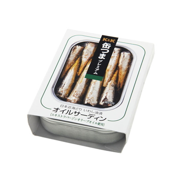 【送料無料】K&K 缶つまプレミアム オイルサーディン 105g x 6