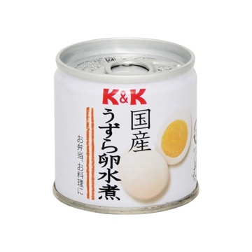 K&K  国産  うずら卵水煮  缶詰  x  6