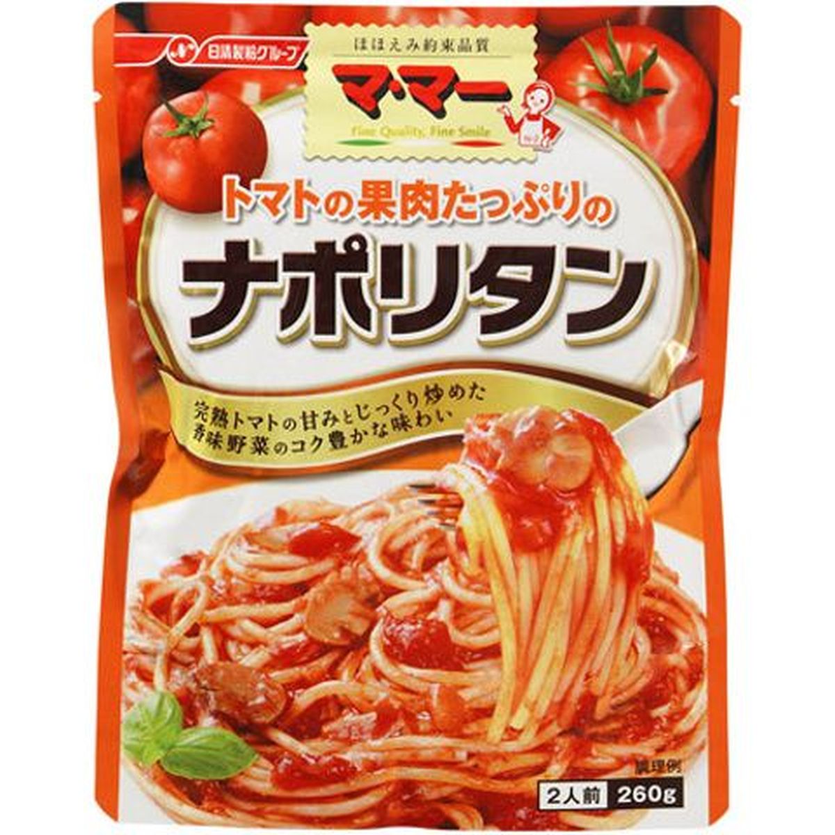 トマトノ果肉タップリノナポリタン　ひかりＴＶショッピング　【6個入リ】ママー　260g