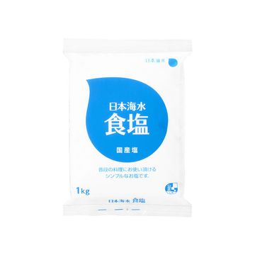 【送料無料 + 14】日本海水 食塩 1Kg x 6個
