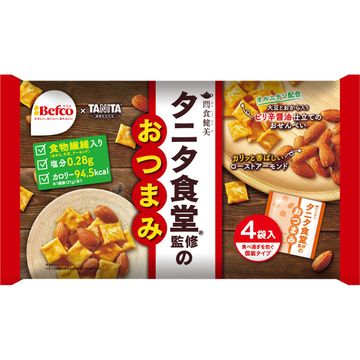 【送料無料】栗山米菓 タニタ食堂監修のおつまみ 84g x 12個