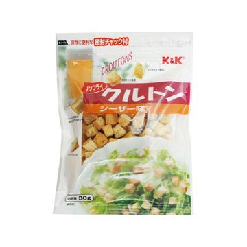 【送料無料 + 27】K&K クルトン シーザー味 30g x 20個