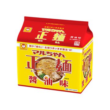 マルちゃん マルちゃん正麺 醤油味 5食パック 105g x 5 x 6個