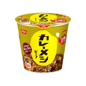 【送料無料】日清食品 カレーメシ ビーフ カップ 107g x 6個