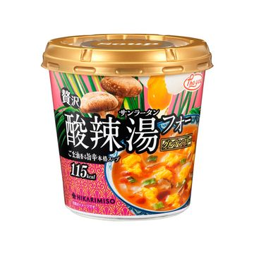 ひかり味噌 Ｐｈｏｙｏｕ贅沢酸辣湯フォー カップ 1食 x 6個