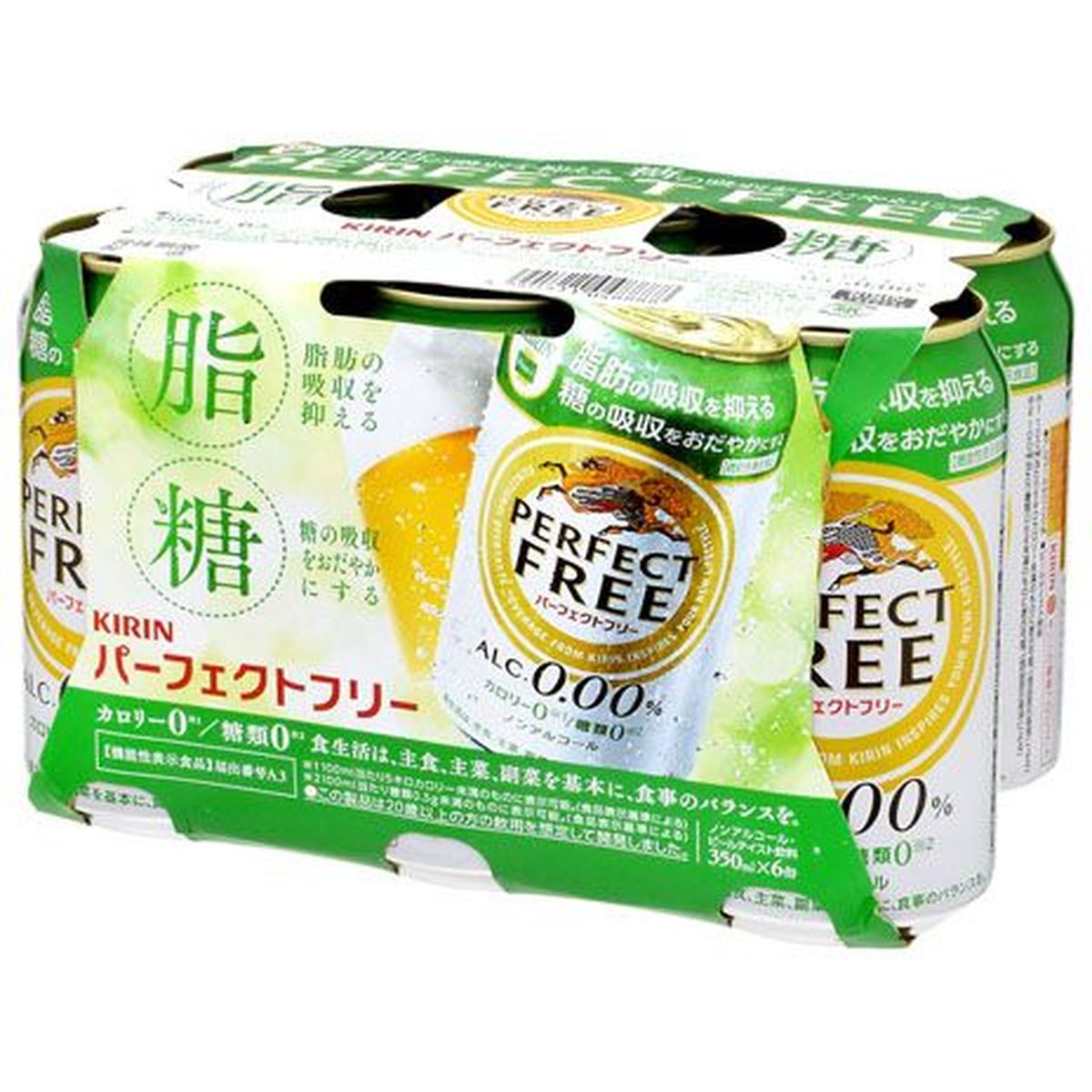 【4個入リ】キリン パーフェクトフリー 6缶パック 350