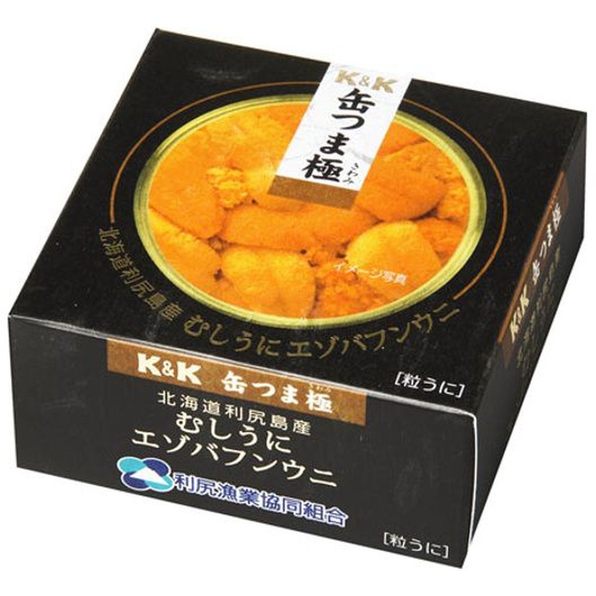 K＆K 缶ツマ極 北海道利尻島産ムシウニ エゾバフンウニ 100g x1