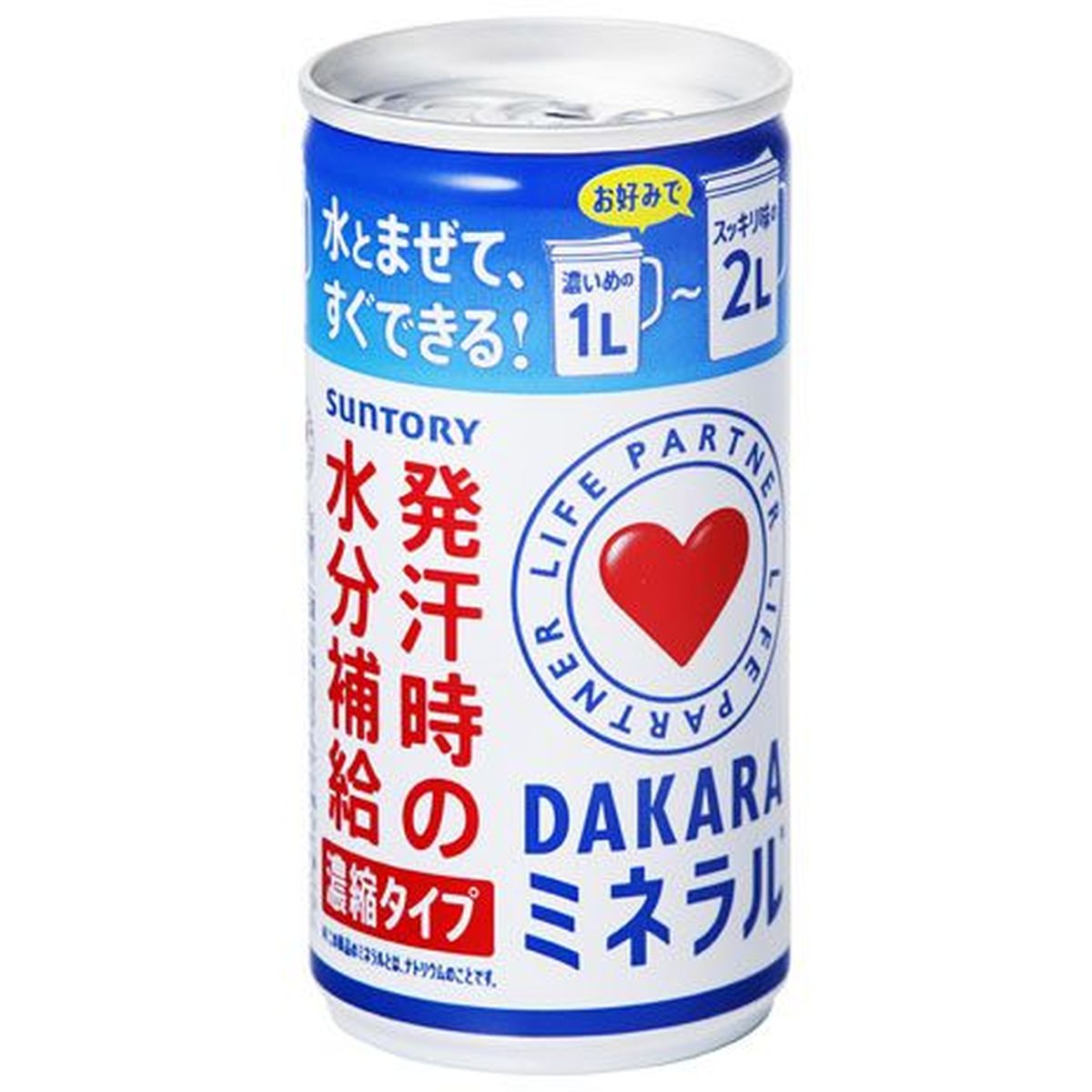 【30個入リ】サントリー ライフパートナーダカラ ミネラル濃縮タイプ 缶 195g