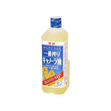 【送料無料】理研 一番搾りキャノーラ油 1Kg x 12個