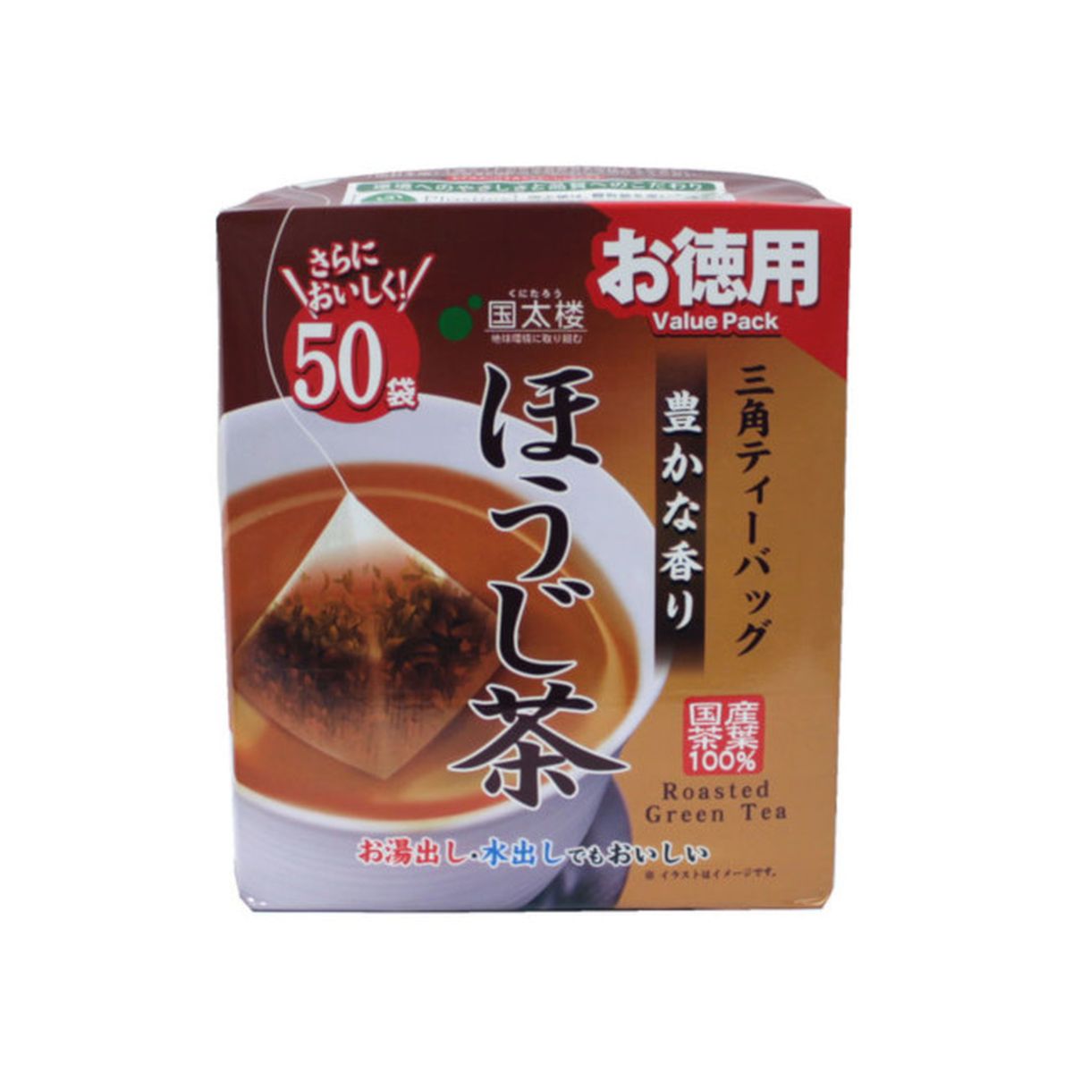 【6個入り】国太楼 お徳用 豊かな香りほうじ茶 三角ティーパック 2g