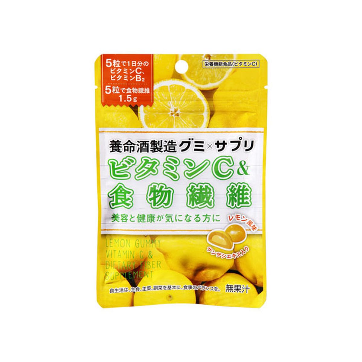 【6個入り】養命酒製造 グミＸサプリ ビタミンＣ＆食物繊維 40g