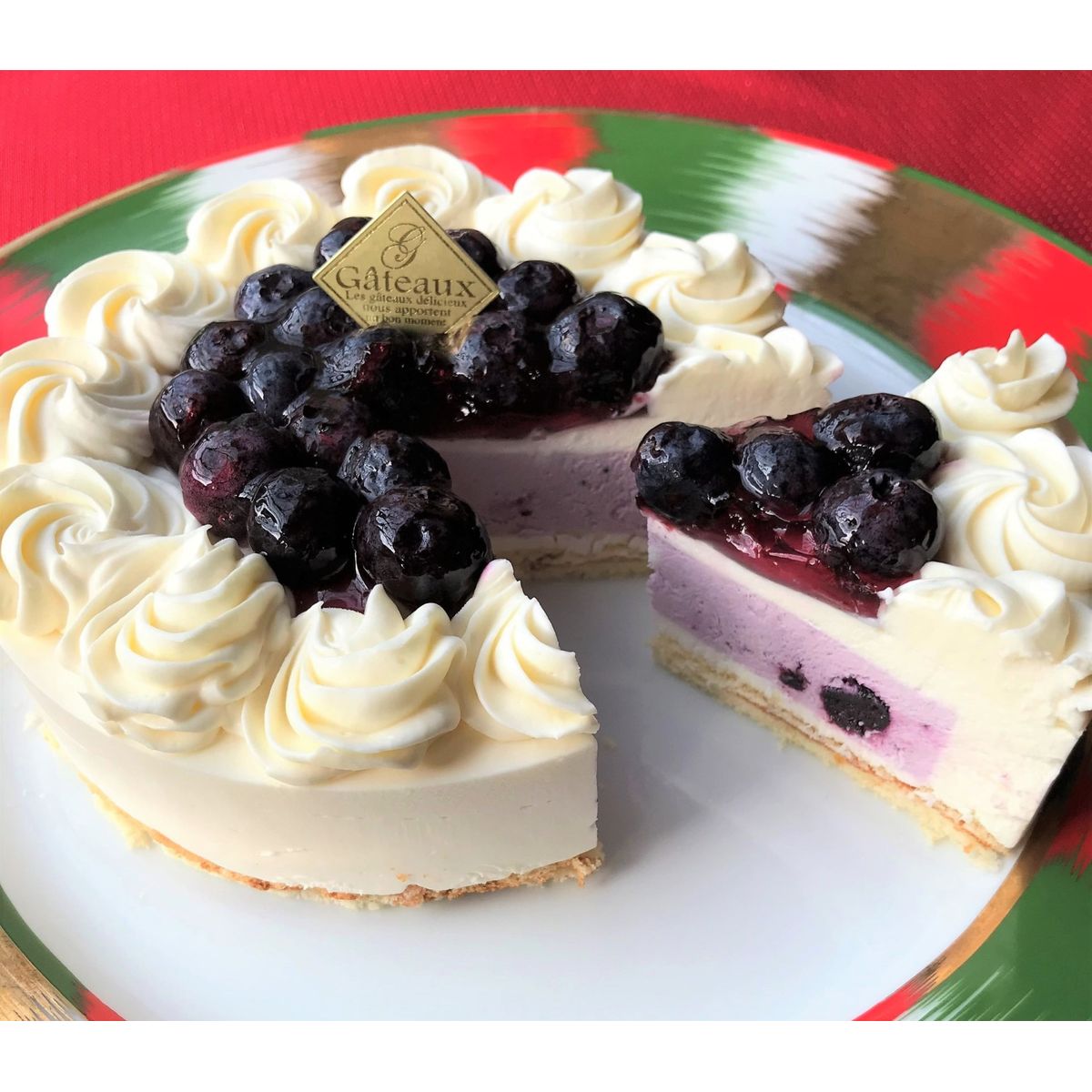 【送料無料 + 44】6月の森 ブルーベリーチーズケーキ ナパージュ 1個