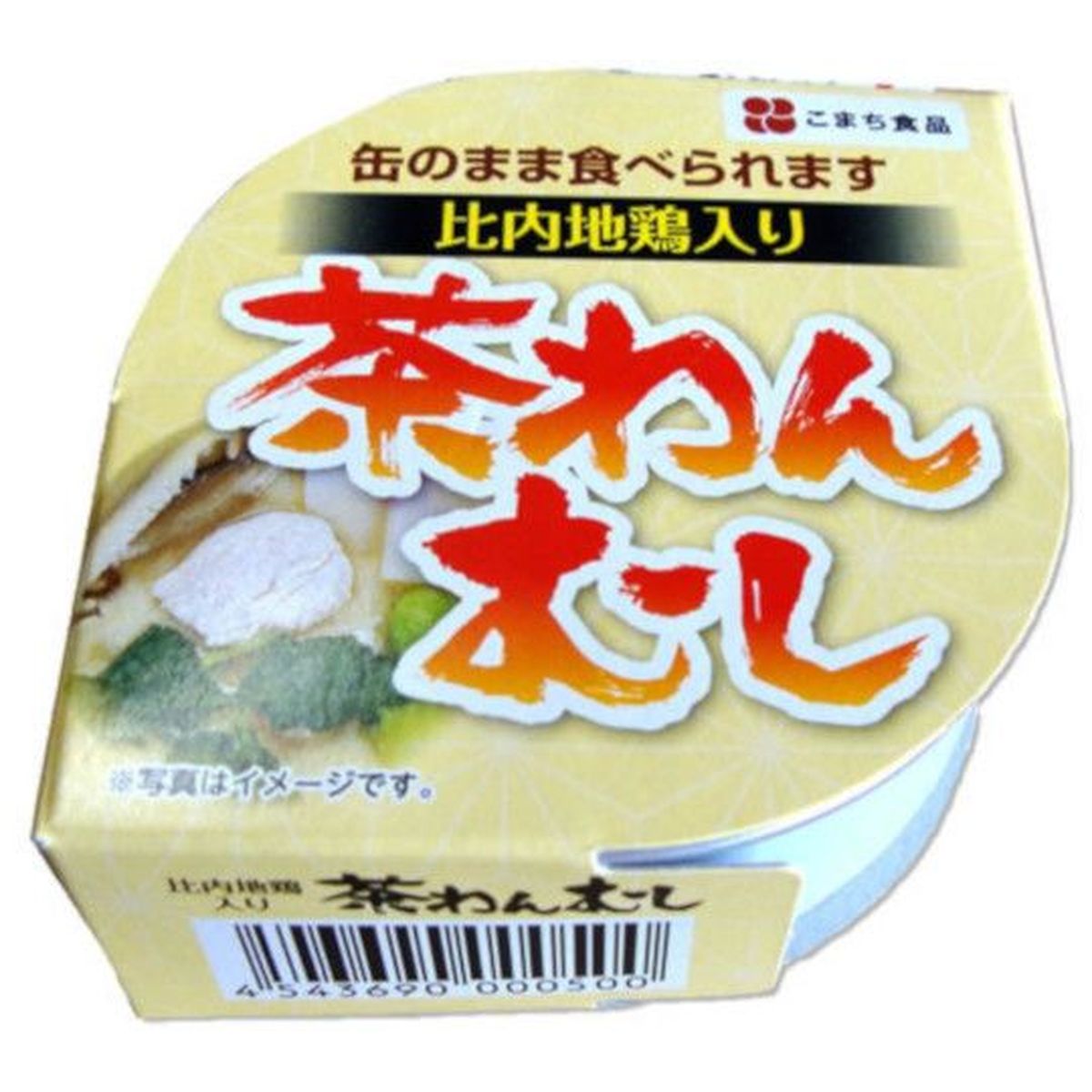 【6個入リ】コマチ食品 比内地鶏入リ 茶ワンムシ 缶 90g