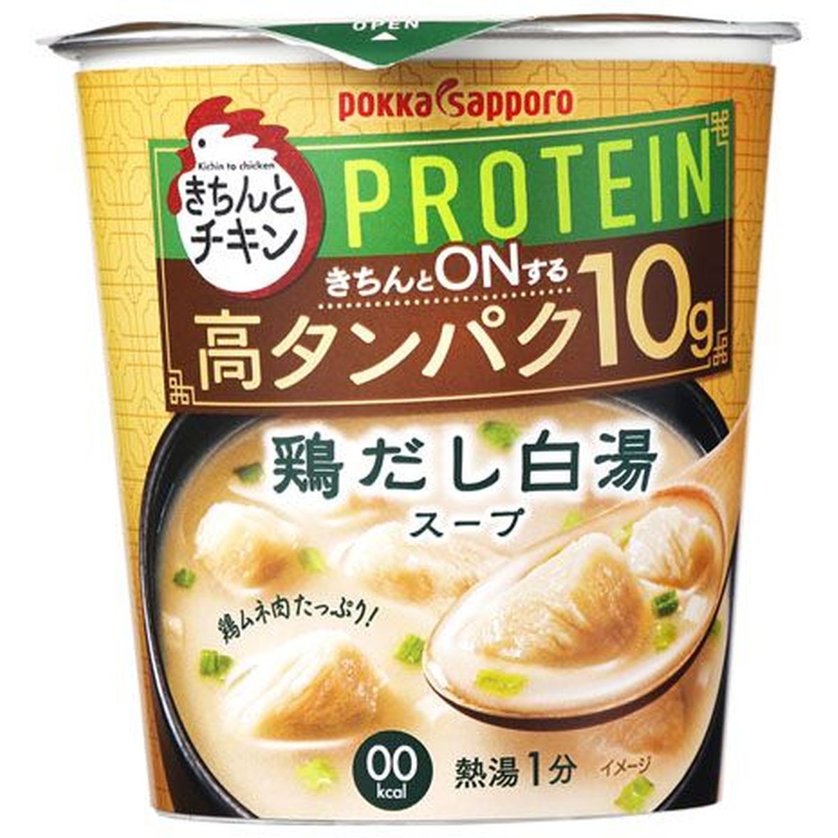 【6個入リ】ポッカサッポロ キチントチキン 鶏ダシ白湯スープ 22.2g