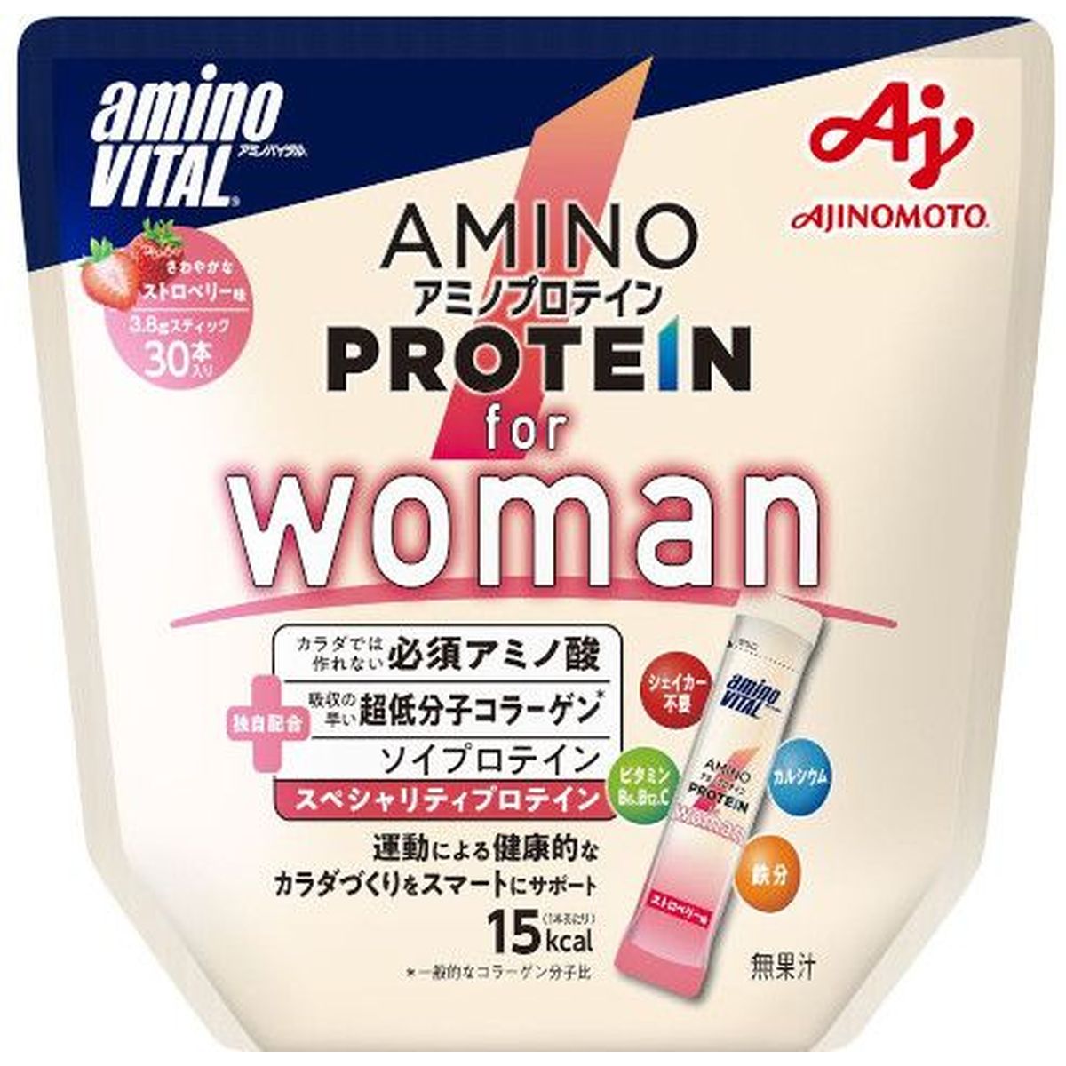 【10個入リ】味ノ素 アミノバイタル アミノプロテインforwoman 3.8X30