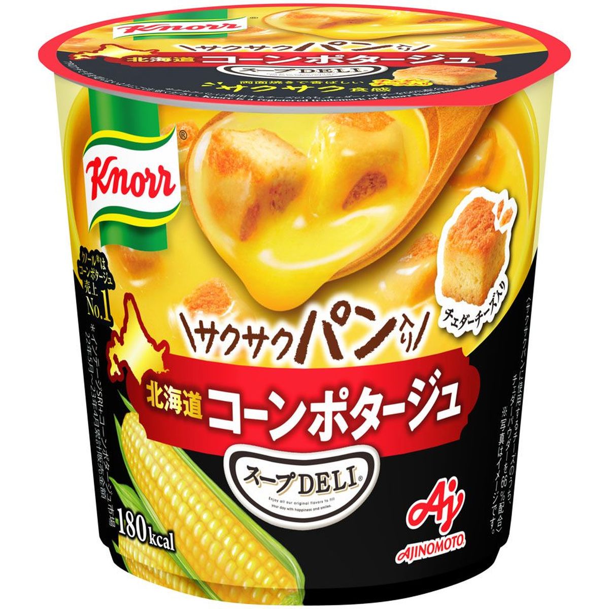 【6個入リ】味ノ素 クノールスープデリ サクサクパン入コーンポタージュ 38.2g