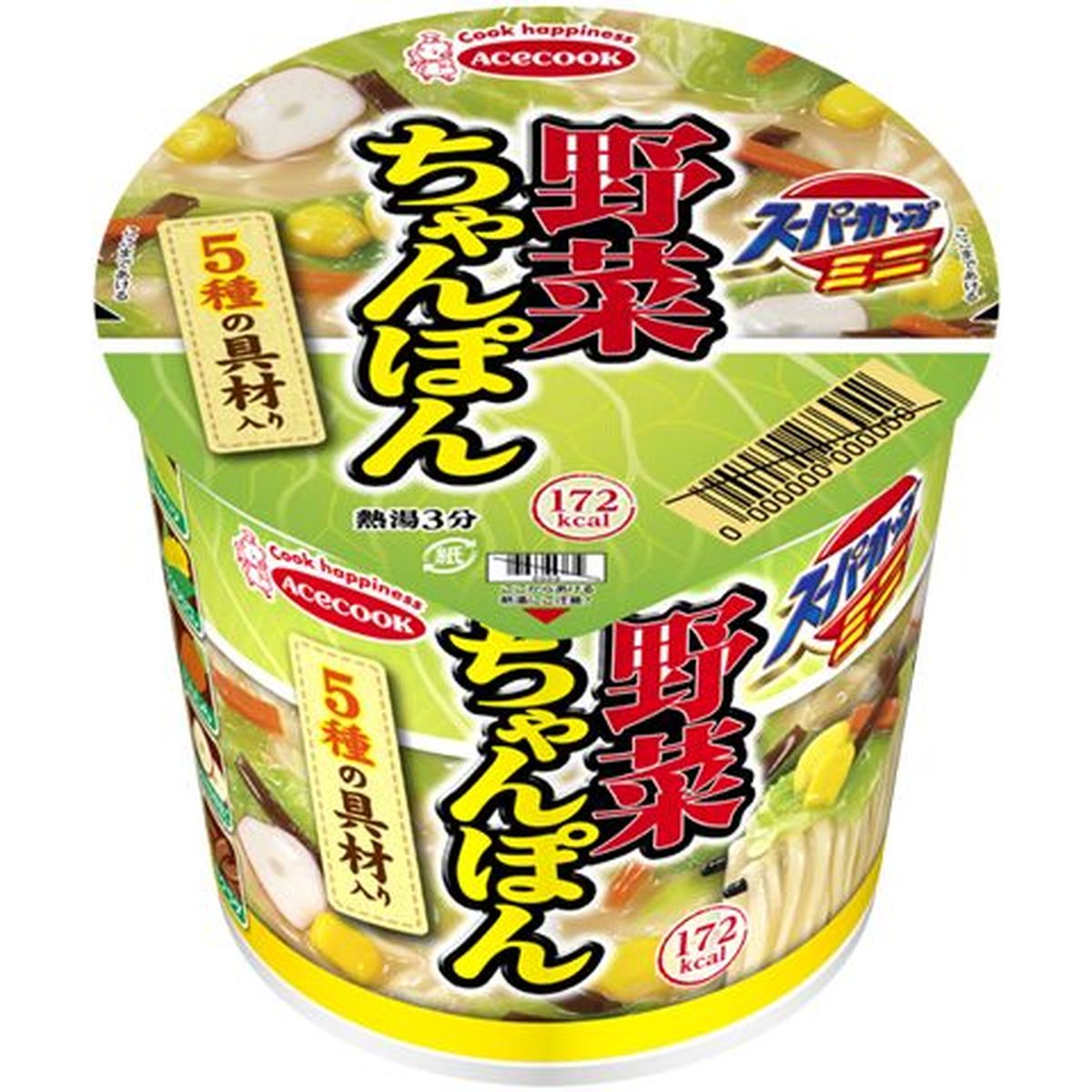 【12個入リ】エースコック スーパーカップミニ野菜チャンポン 42g