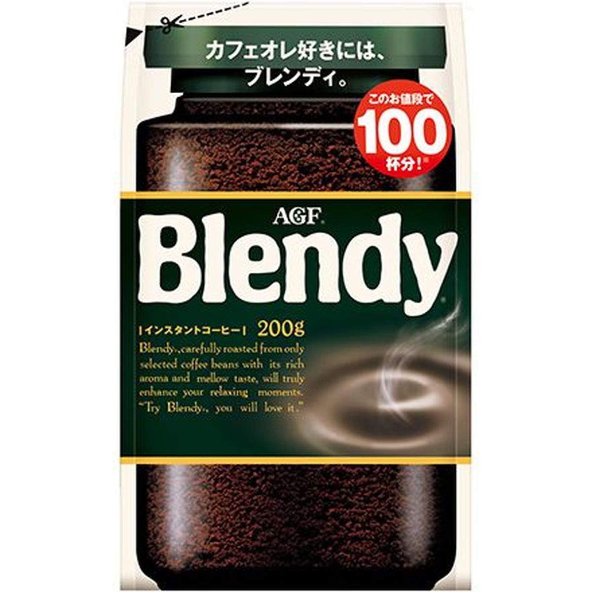 【12個入リ】AGF ブレンディ インスタントコーヒー 袋 200g