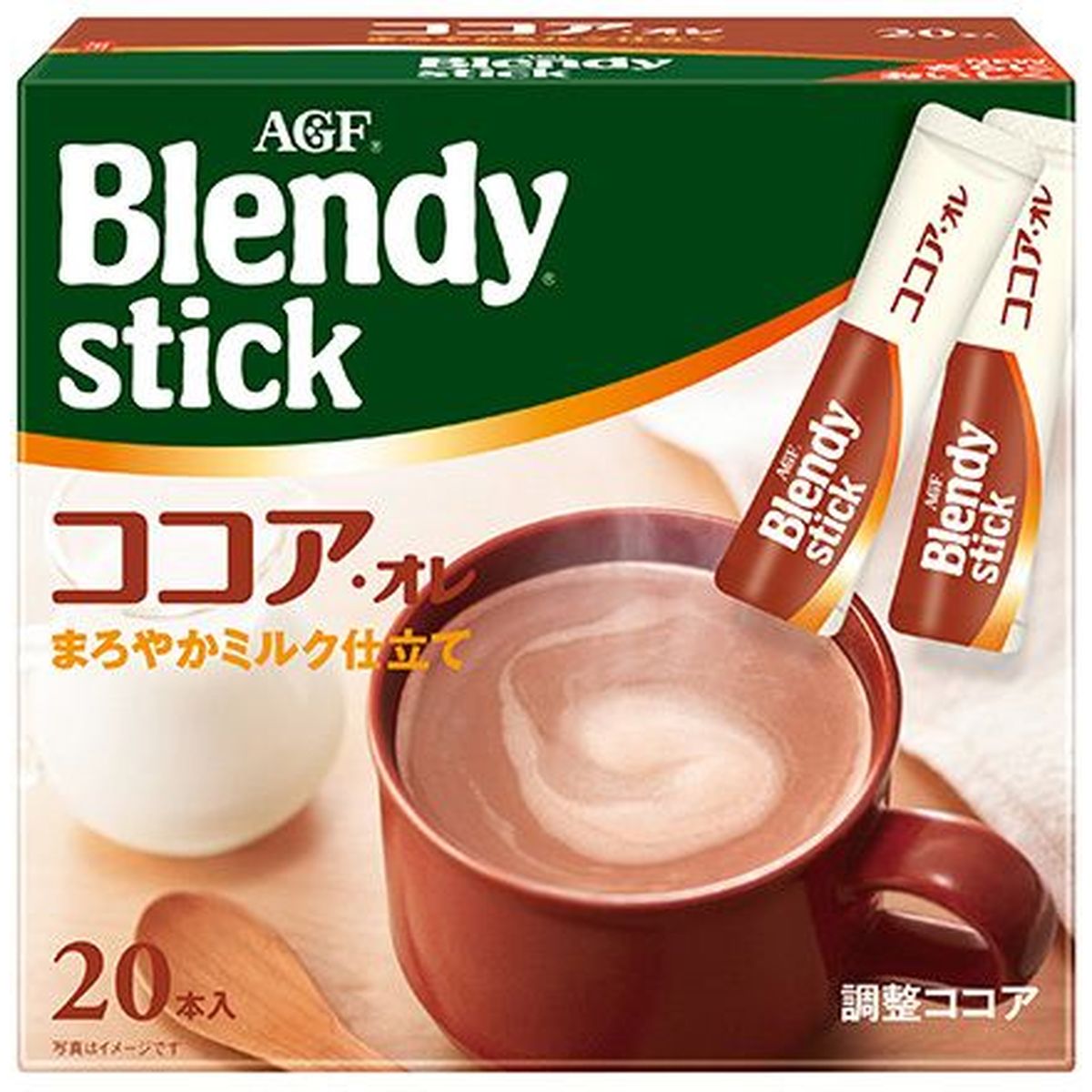 【3個入リ】AGF ブレンディ スティック ココアオレ 20本