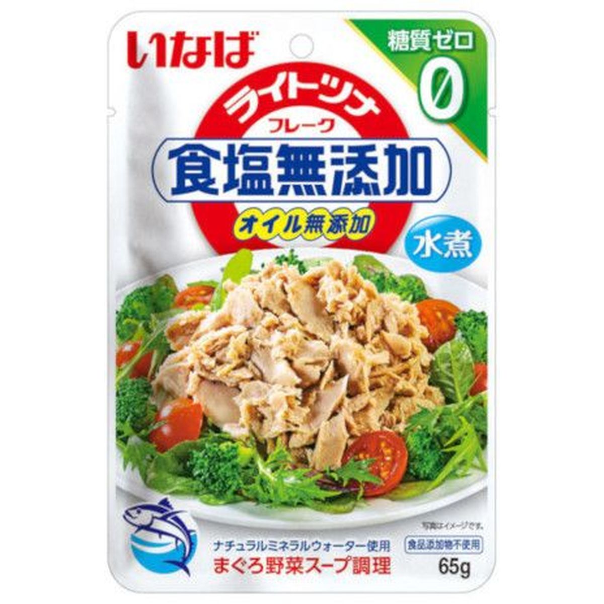 【12個入リ】イナバ ライトツナ 食塩無添加 糖質ゼロ 65g