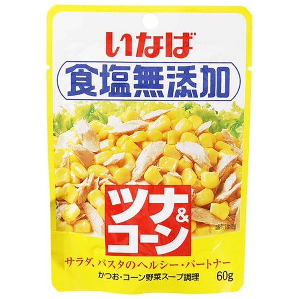 【8個入リ】イナバ ツナ＆コーン 食塩無添加 60g